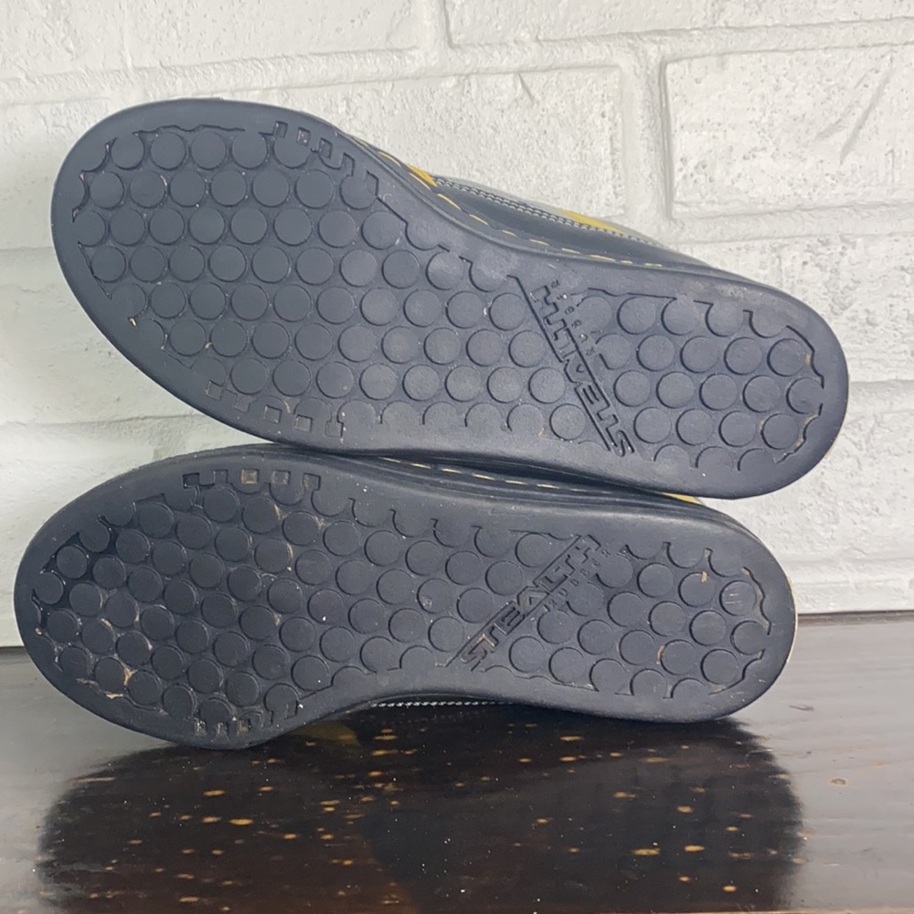 RARE 2012 Adidas Five Ten Lineking Mid Mountain Bike Shoes Sunset Yellow - Picture 12 of 12